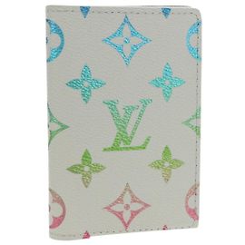 LOUIS VUITTON Organizer Multicolore Da Tasca Porta-Carte Grigio M13910 LV Auth 147575SAM