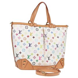 LOUIS VUITTON Borsa a Mano Multicolore Shirley GM 2in1 Bianca M93214 LV Auth 115639SAM