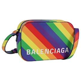 Borsa a spalla XS Camera in pelle Rainbow 558171 Auth 120939SAM - Balenciaga