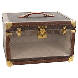 LOUIS VUITTON Bolsa de mano caja de zapatos Monogram M11432 LV Auth BA7936SAM