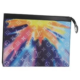 LOUIS VUITTON Monogram Sunset Pochette Voyage MM Clutch Tasche M45941 Auth BA7937SAM