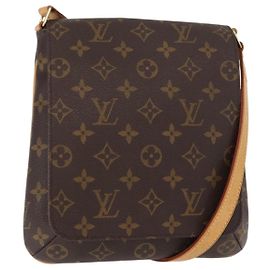 LOUIS VUITTON Borsa a Spalla Corto Monogram Musette Salsa M51258 LV Auth ka021V
