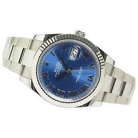 ROLEX Datejust 41 azul claro 126334 Pulseira Oyster Masculina