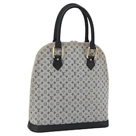 LOUIS VUITTON Mini Alma Haut Borsa a Mano Monogramma Blu M92202 LV Auth ep13315A