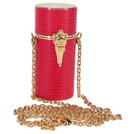 Custodia per rossetto Epi LOUIS VUITTON Pochette cosmetica Rosa R97984 LV Auth MX267M
