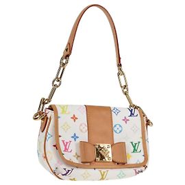 LOUIS VUITTON Borsa a Spalla Patty Monogram Multicolore Bianca M40305 Auth 120598SAV
