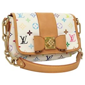 LOUIS VUITTON Borsa a Spalla Patty Monogram Multicolore Bianca M40305 Auth 127416SAV