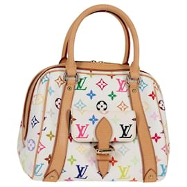 LOUIS VUITTON Borsa a Mano Priscilla Monogram Multicolore Bianca M40096 Auth 127133SAV