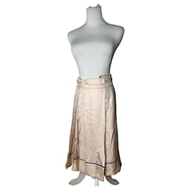 Falda de seda vintage Celine rosa - Céline