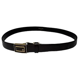 Cintura in pelle vintage Dior marrone