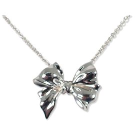 Pendente Collana Motivo Nastro Tiffany & Co. 925