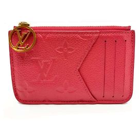 Portafoglio in pelle Monogram Empreinte Louis Vuitton in rosa