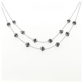 Autre Marque Collana in diamante in oro bianco Au750