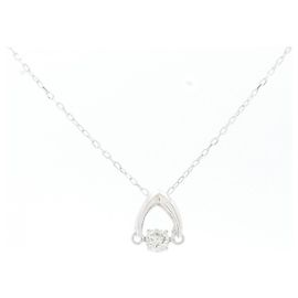 Autre Marque Collana in diamante in oro bianco Au750