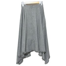 Autre Marque LE CIEL BLEU Houndstooth Long Skirt