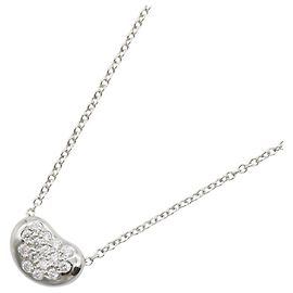 Tiffany & Co. Bean-Diamant-Halskette aus Platin