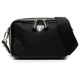 Borsa a spalla RE-Nylon con logo triangolare Prada
