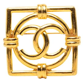 Spilla quadrata vintage Coco Mark di Chanel