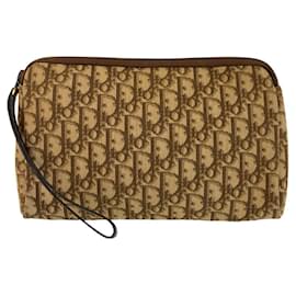 Clutch Dior Trotter in tela/pelle