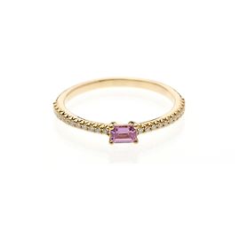 Tiffany & Co Anello in diamante e zaffiro rosa Tiffany Novo Horizon