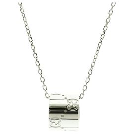 Collana Pendente Icon Gucci in Oro Bianco 18K