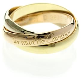 Tricolor Gold Band Ring Trinity von Cartier