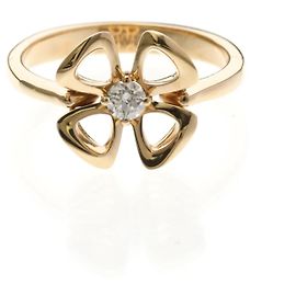 Bulgari Bvlgari Fiorever Ring aus 18K Roségold mit Diamant