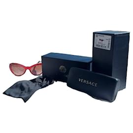 Rote Versace Sonnenbrille