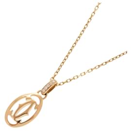 Collana Doppia C in Oro Rosa 18K Cartier