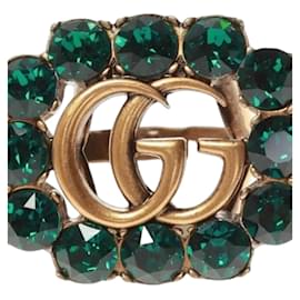 Anello Gucci in bronzo e cristallo