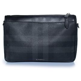 Borsa rambler in tela con stampa a quadri Burberry