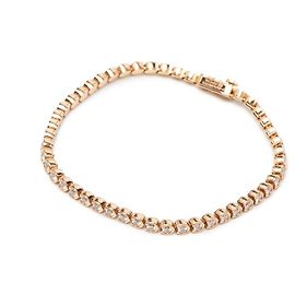 Bracciale C di Cartier in oro rosa 18K con diamante