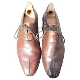Richelieu 3 ojales Berluti talla 6/5 40,5 sin hormas