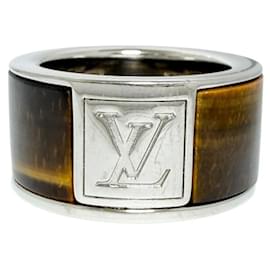 Anello Larghezza Uomo Louis Vuitton in Occhio di Tigre