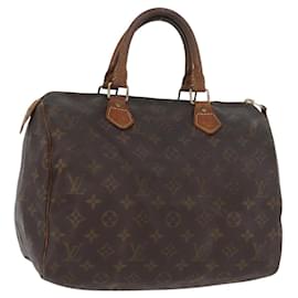 LOUIS VUITTON Borsa a Mano Monogram Speedy 30 M41526 LV Auth BAZ542