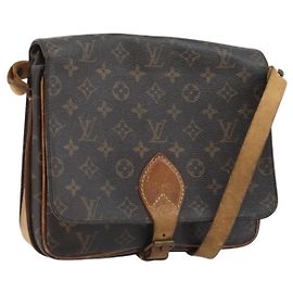 LOUIS VUITTON Bolsa de Hombro Monogram Cartouchiere GM M51252 LV Auth hk3649