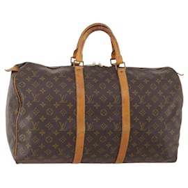 LOUIS VUITTON Borsa Boston Monogram Keepall 50 M41426 Auth LV am10983