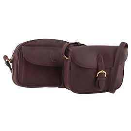 CARTIER Borsa a Spalla Must Line Pelle 2 Set Bordeaux Oro Auth BA11844