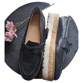 Mocasines HOGAN de cuero negro - Hogan