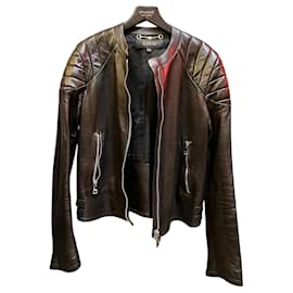 Gucci Black Leather Biker Jacket