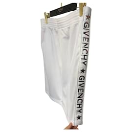 Gonna bianca Givenchy in tessuto tecnico con logo e stelle