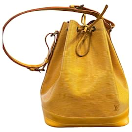 Sac à main Louis Vuitton 1994 en cuir Epi jaune