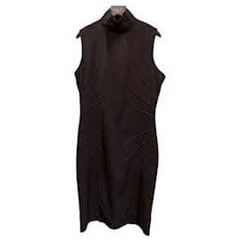 Robe mi-longue Versace noire