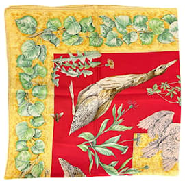 Hermès silk scarf LA VIE DU GRAND AIR