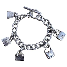 Hermes silver bracelet "La Ronde des Sacs" - Hermès