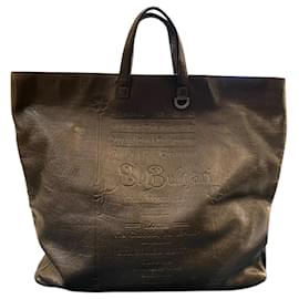 Große Bulgari Handtasche aus braunem Leder