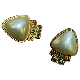 Boucles d'oreilles en or non signées - Autre Marque