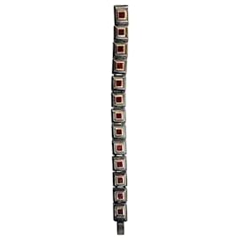 Bracelet Yves Saint Laurent en ton argenté