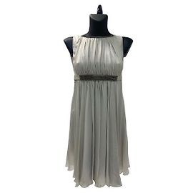 Dolce & Gabbana Abito Argento Dolce&Gabbana con Strass