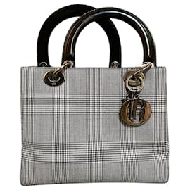 Borsa Lady Dior in grigio antracite